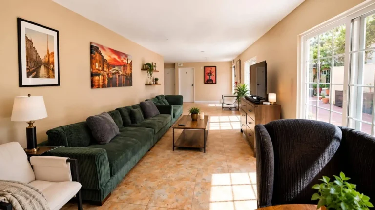 couch at Ojai Recovery